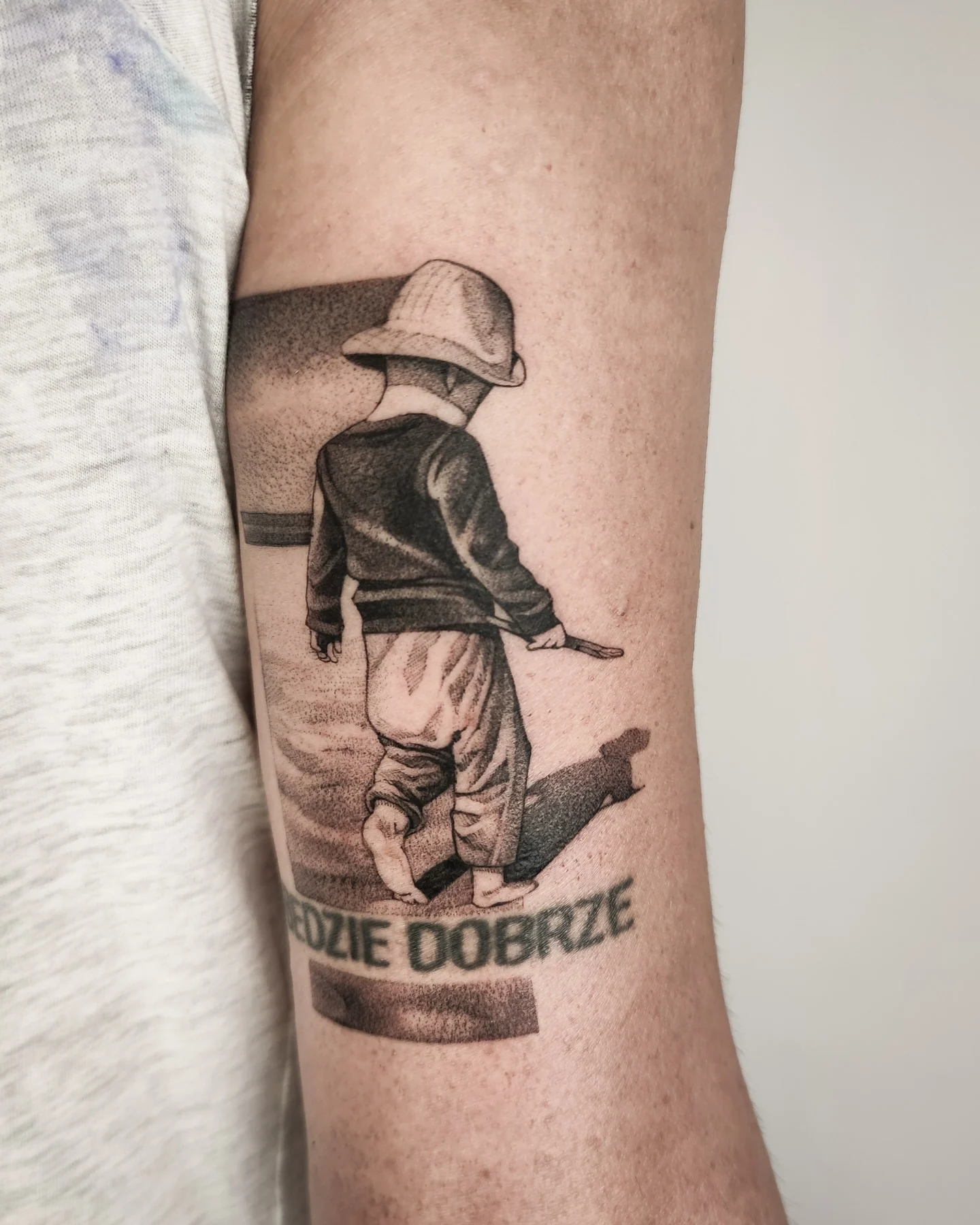 Cover-up starego tatuażu